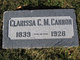  Clarissa Cordelia “Clara” <I>Moses</I> Cannon