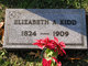  Elizabeth A. <I>Agnew</I> Kidd