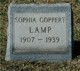  Sophia Louise <I>Goppert</I> Lamp