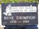  Irene Joyce <I>McCurdy</I> Thompson