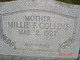  Millie Frances <I>Waddle</I> Collins