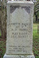 Annette “"Annie" or "Nettie"” <I>Lentz</I> Harris