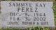  Sammye Kay <I>McKown</I> Perez