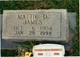  Mattie B. <I>Davis</I> James