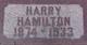  William Harrison “Harry” Hamilton
