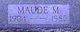  Maude Marie <I>Poquette</I> Pidgeon