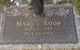  Mary Elizabeth Roop