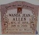  Wanda Jean Allen