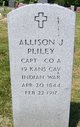  Allison John “A. J.” Pliley