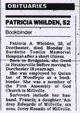  Patricia <I>Woodward</I> Whilden