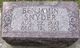  Benjamin Harrison Snyder