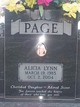  Alicia Lynn “Pud Head” Page