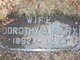  Dorothy Martha Augusta <I>Evers</I> Marx
