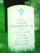 Sgt Paul Gilbert Snowberger Jr.