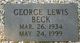  George Lewis Beck