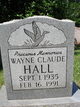  Wayne Claude Hall