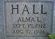  Alma L <I>Hall</I> Hall