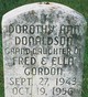  Dorothy Ann Donaldson