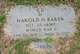  Harold Harvey “Jim” Baker