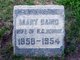  Mary Brye <I>Paden</I> Baird