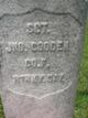 Sgt John Goodin Jr.