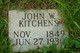  John W. Kitchens