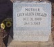  Lucy <I>Allen</I> Chesley