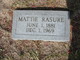  Martha Ann “Mattie” <I>Wilburn</I> Rasure