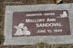  Mallory Ann Sandoval