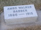  Amos Walker Barber