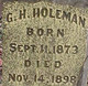  George Houston Holeman