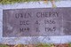  Owen Cherry