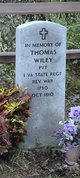 Pvt Thomas Wiley
