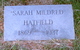  Sarah Mildred “Aunt Sally” <I>Cowherd</I> Hatfield