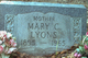  Mary Celesteen <I>Allen</I> Lyons