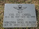Col Derosey Carroll “Bud” Cabell III