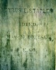  Cyrus E. Staples