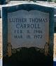  Luther Thomas Carroll