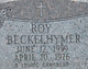  Lester Leroy “Roy” Beckelhymer