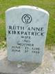  Ruth Anne <I>Meredith</I> Kirkpatrick