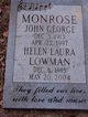  Helen Laura <I>Lowman</I> Monrose