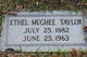  Ethel S. <I>McGhee</I> Taylor