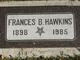  Frances Belle <I>Hoskins</I> Hawkins