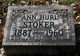  Ann O <I>Hurl</I> Stoker
