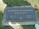  Elizabeth <I>Ruppert</I> Richardson