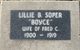  Lillie B <I>Boyce</I> Soper