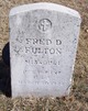 Pvt Fred Dewey Fulton