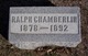  Ralph Chamberlin