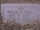 Millie P. Creel Hill Photo