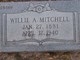  Willie Augusta <I>Denman</I> Mitchell